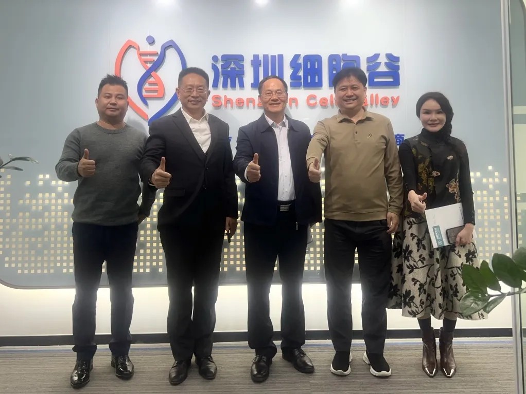 烏克蘭國家工程院院士王德平、貝羅尼集團(tuán)張伯清董事長一行蒞臨深圳細(xì)胞谷